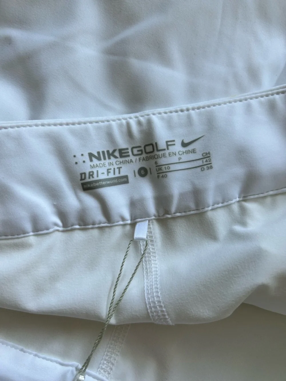 Nike White Dri-FIT Golf Skort - Picture 5 of 7